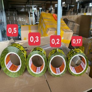 Băng dính logo hàng dễ vỡi lõi giấy 5mm