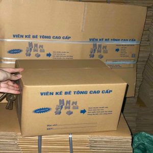 Hộp đựng viên kê bê tông