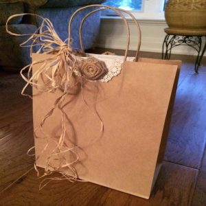 Túi giấy kraft nâu M09