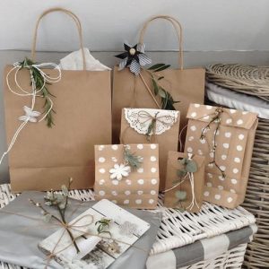 Túi giấy kraft nâu N34B ảnh 1