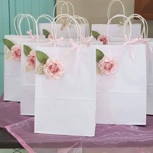 Túi giấy kraft trắng M01 ảnh 1