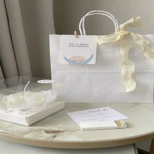 Túi giấy kraft trắng M05 ảnh 2