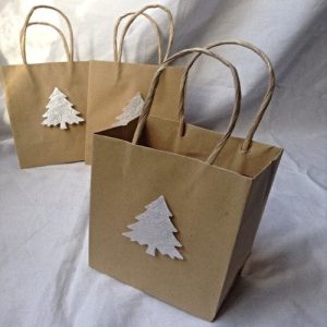 Túi giấy kraft trắng M07 ảnh 3