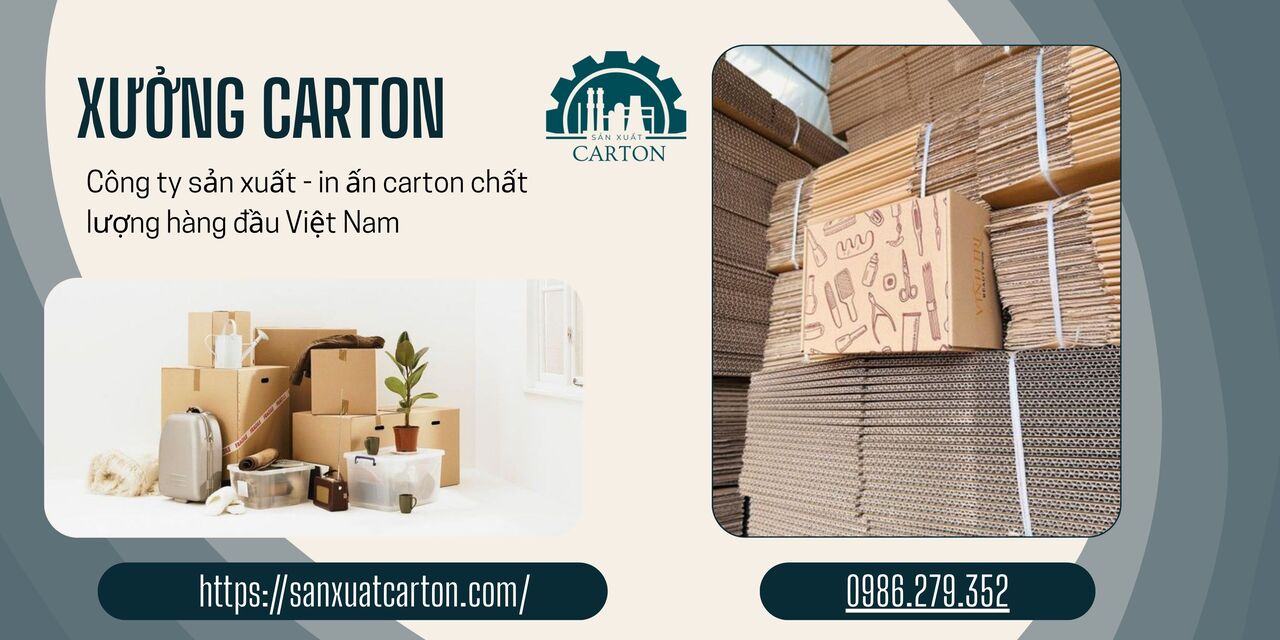 banner sản xuất carton